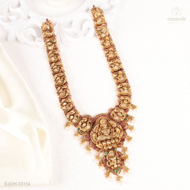 Long Necklace Kundan Nakshi