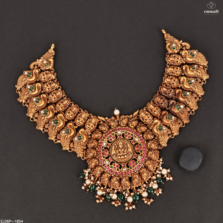 Short Necklace Kundan Nakshi