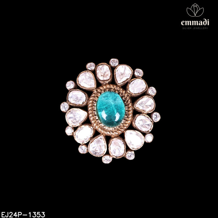 Pendant Brouch Moissanite