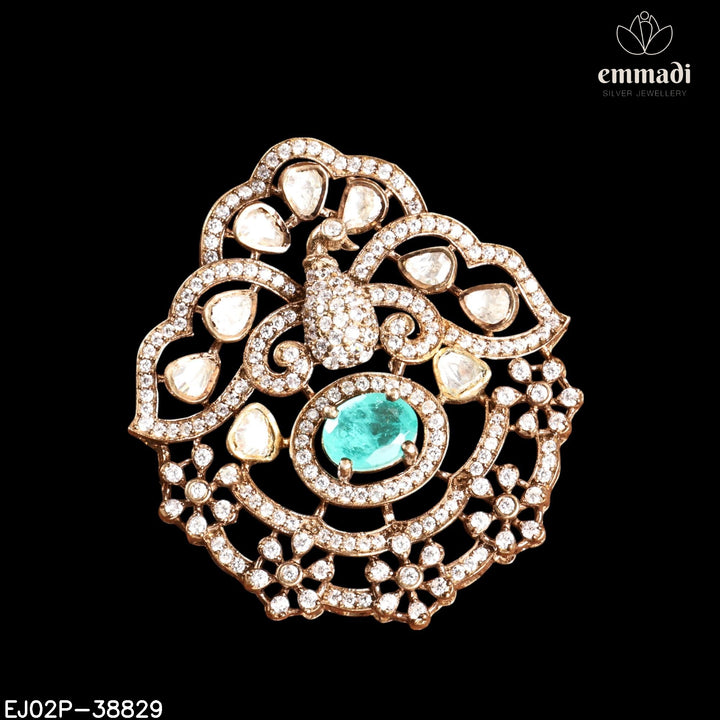 Pendant Brouch Moissanite