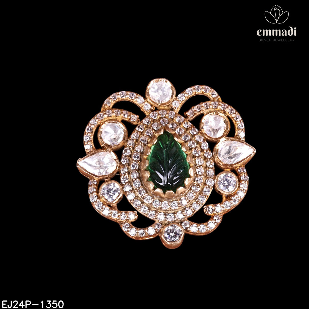 Pendant Brouch Moissanite