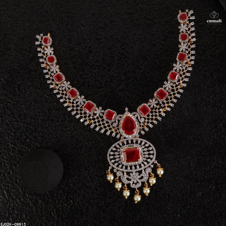 Short Necklace Premium Cz