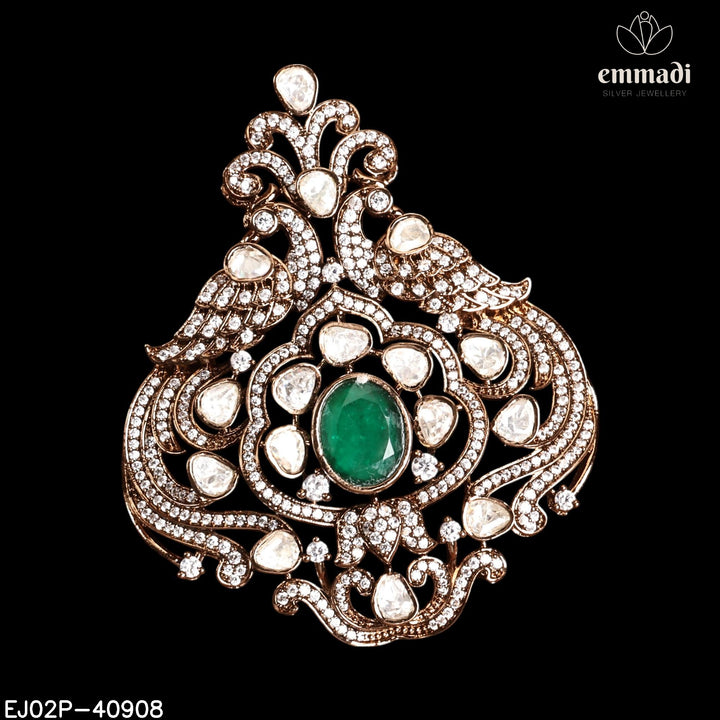 Pendant Brouch Moissanite