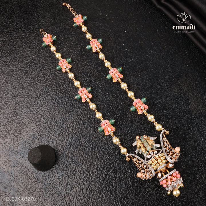 Long Necklace Gem Stone