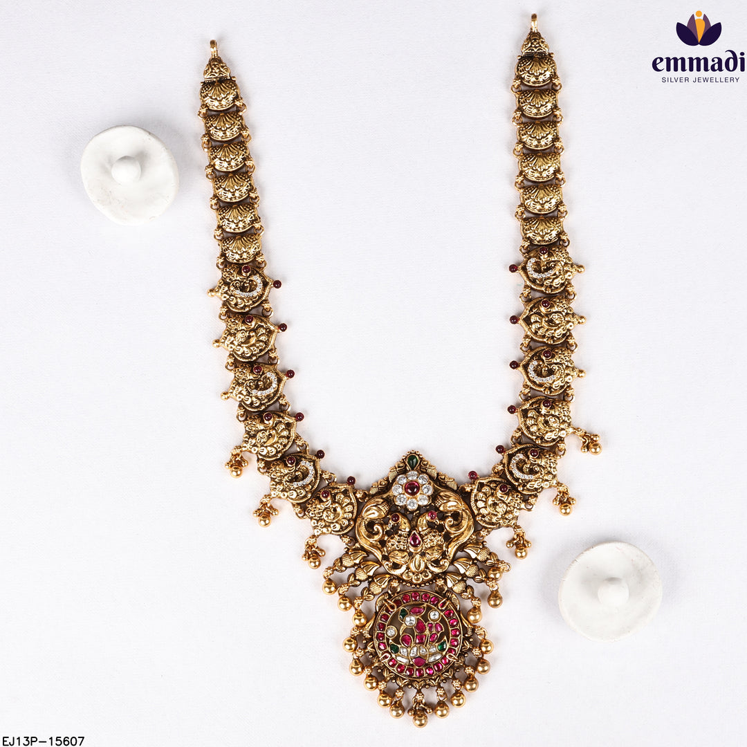 Long Necklace Kundan Nakshi