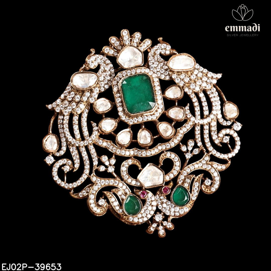 Pendant Brouch Moissanite