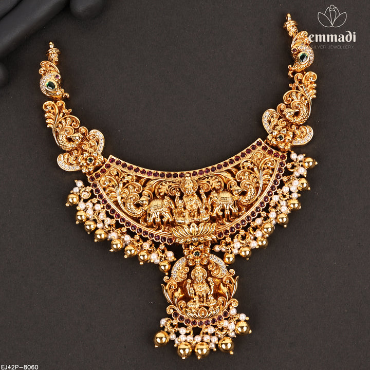 Short Necklace Premium Nakshi