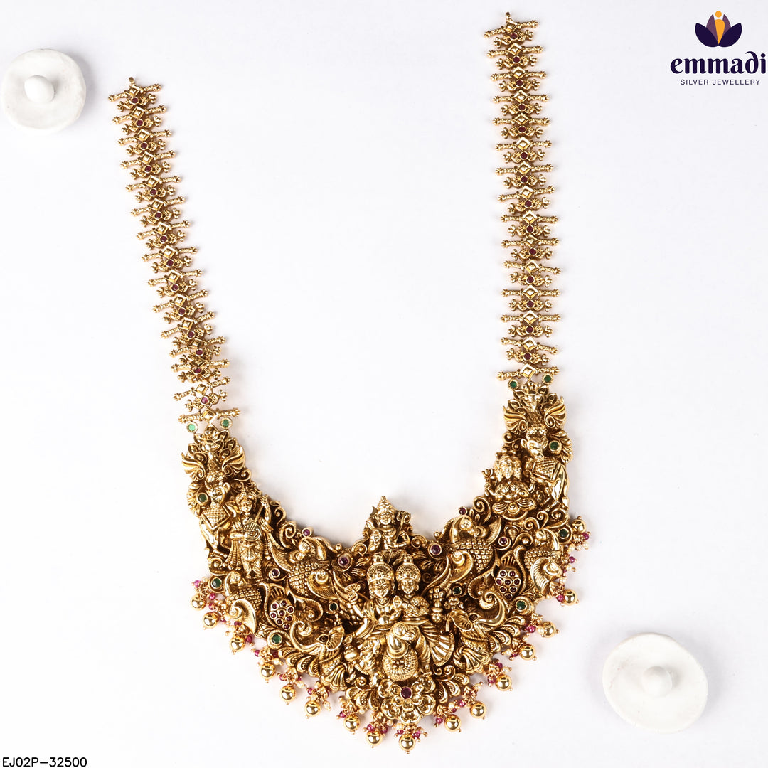 Long Necklace Premium Nakshi