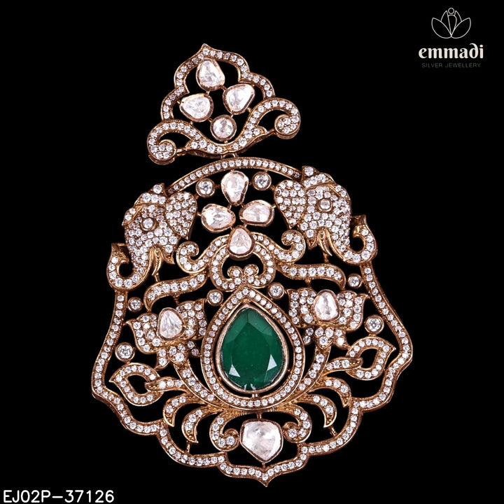 Pendant Brouch Moissanite