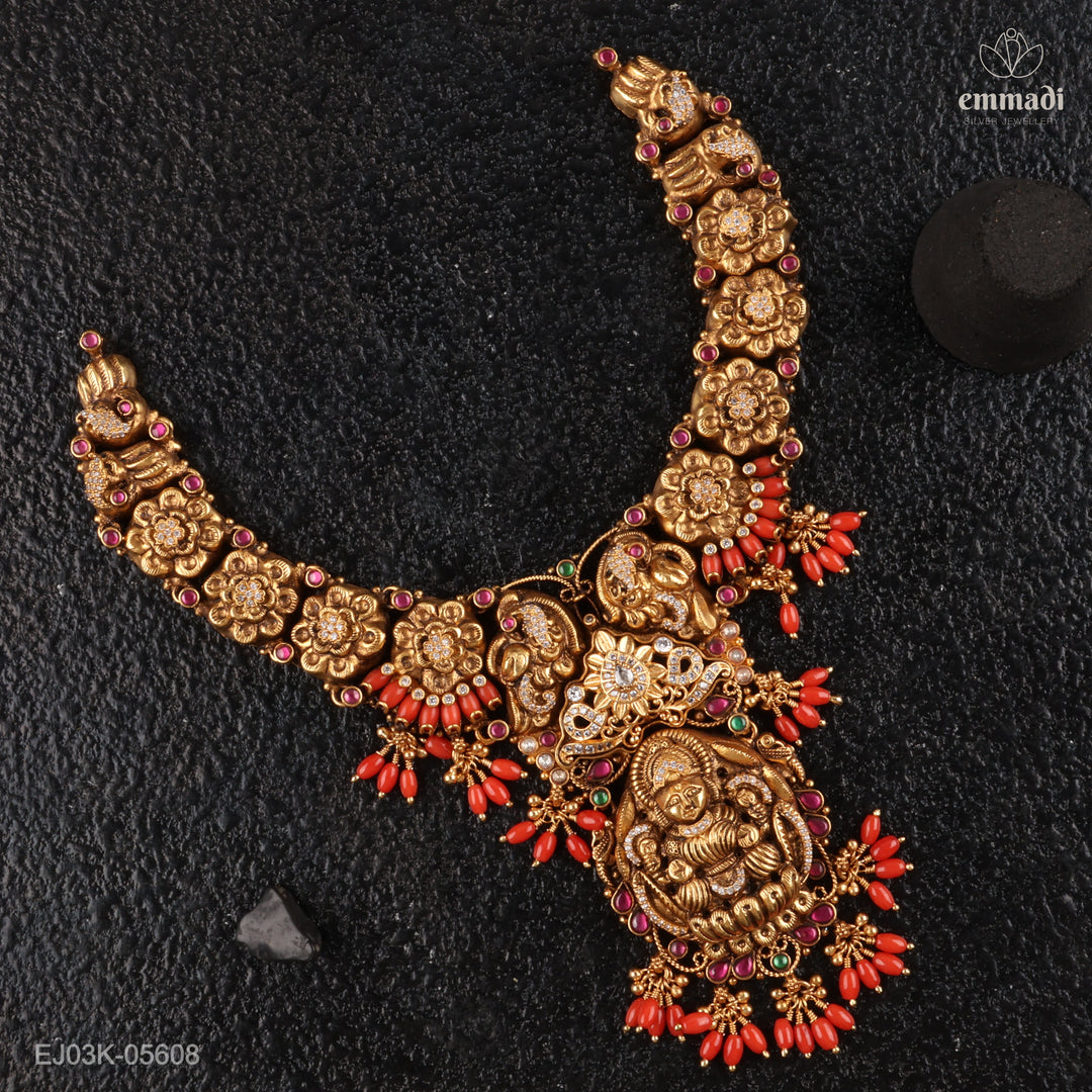 Short Necklace Kundan Nakshi