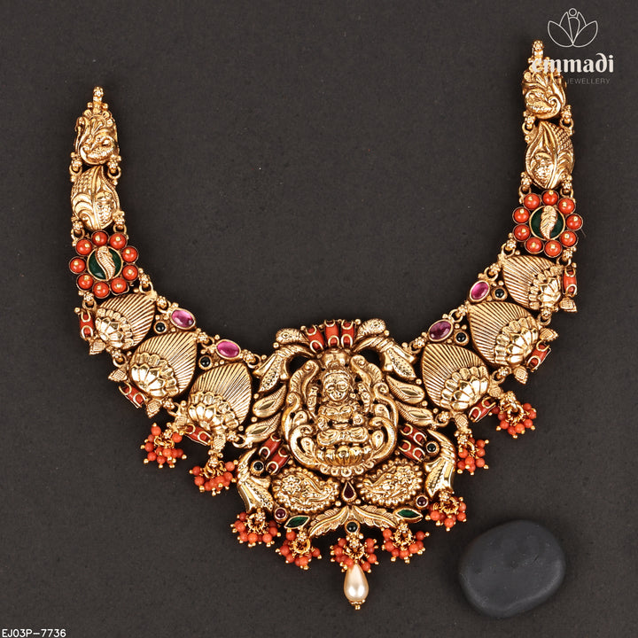 Short Necklace Kundan Nakshi