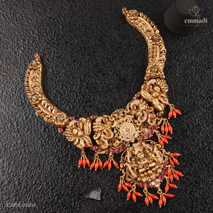 Short Necklace Kundan Nakshi