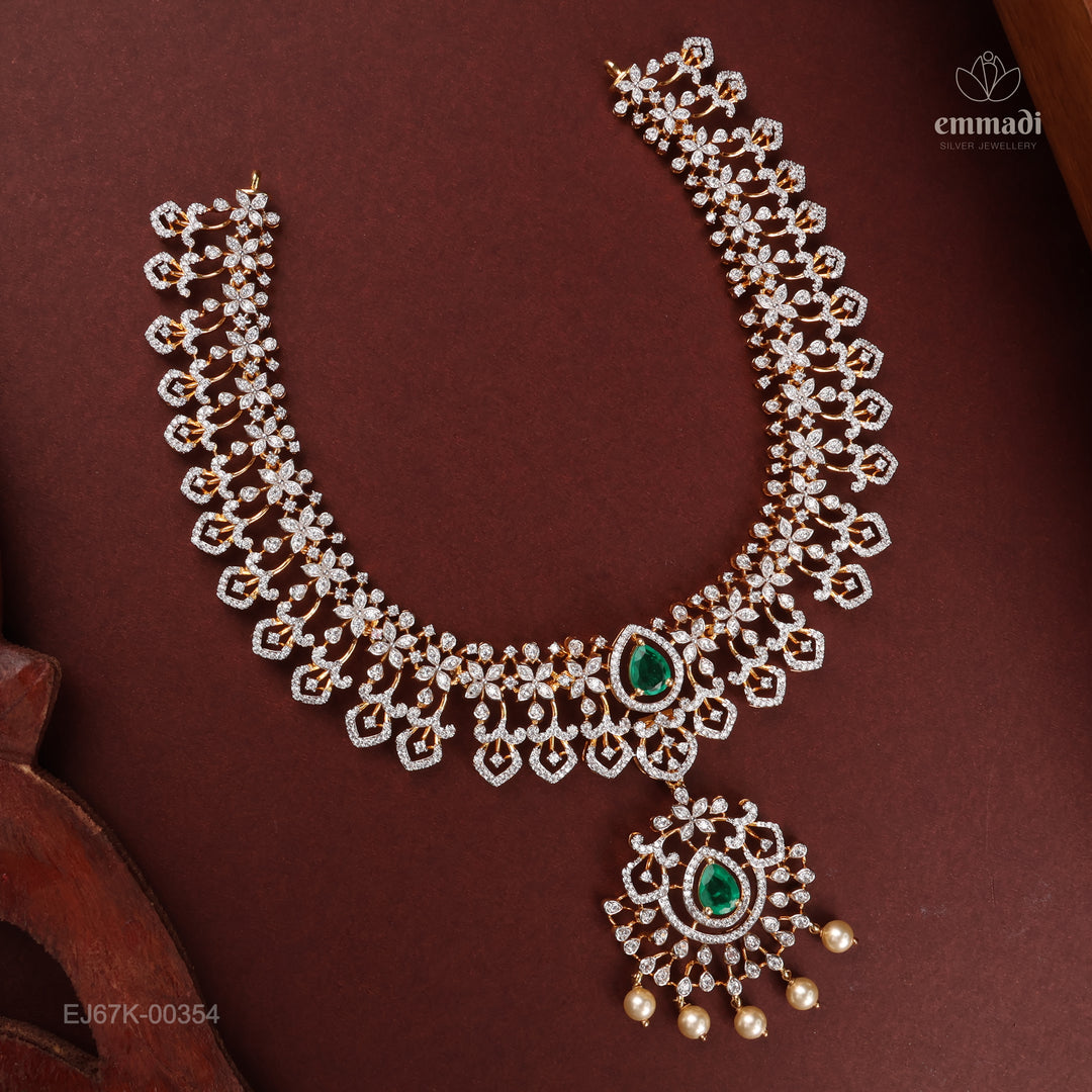 Short Necklace Premium Cz