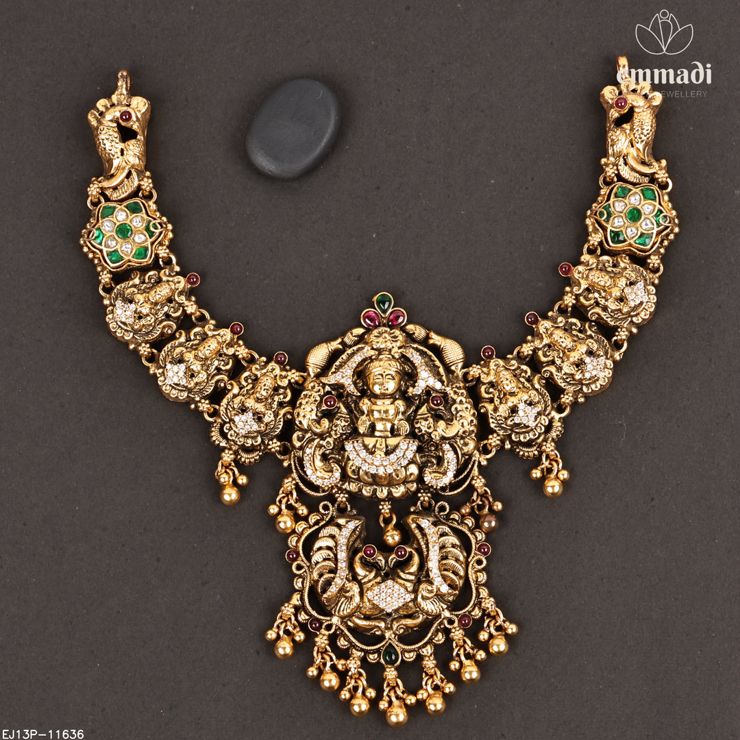 Short Necklace Kundan Nakshi