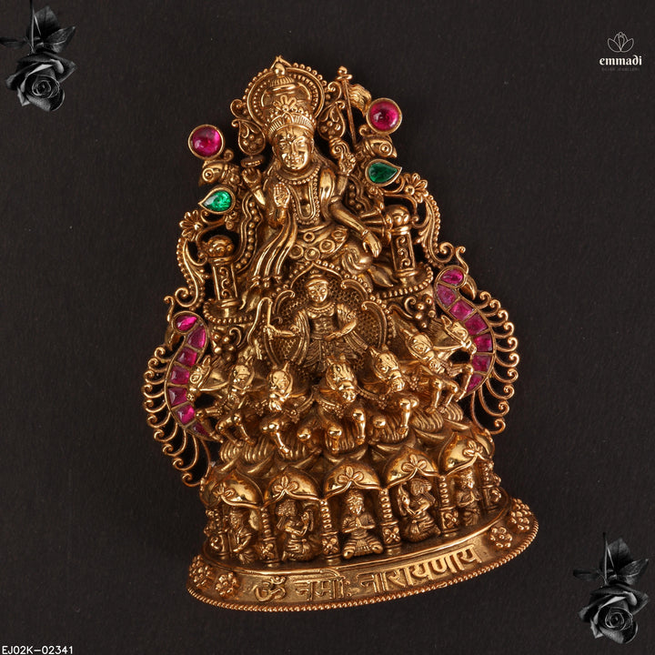 Pendant Premium Kundan Nakshi