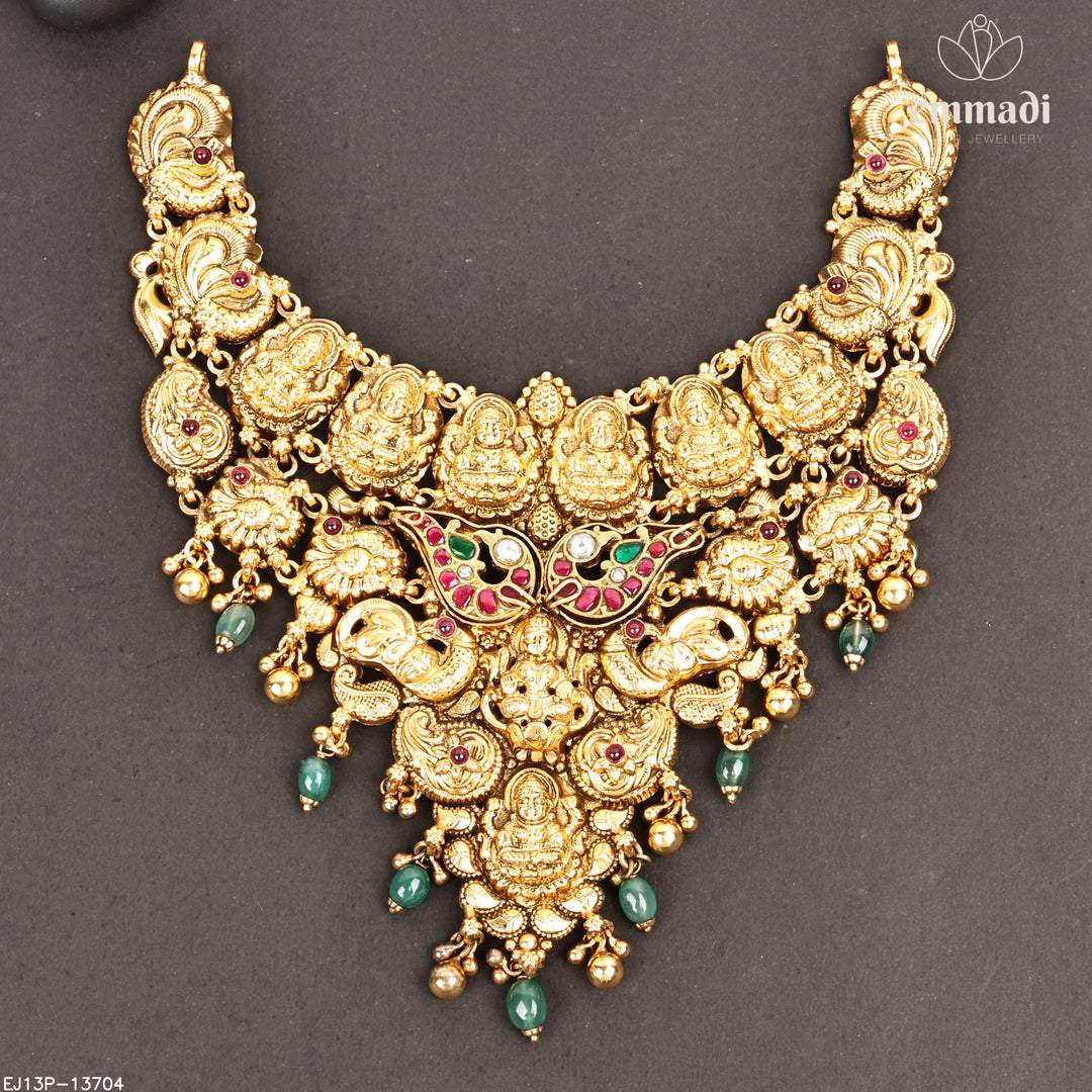 Short Necklace Kundan Nakshi