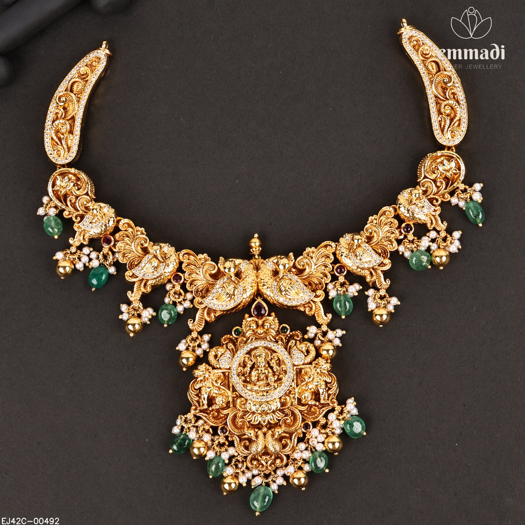 Short Necklace Premium Nakshi
