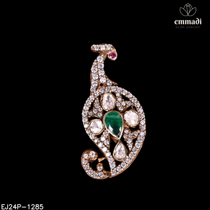 Pendant Brouch Moissanite