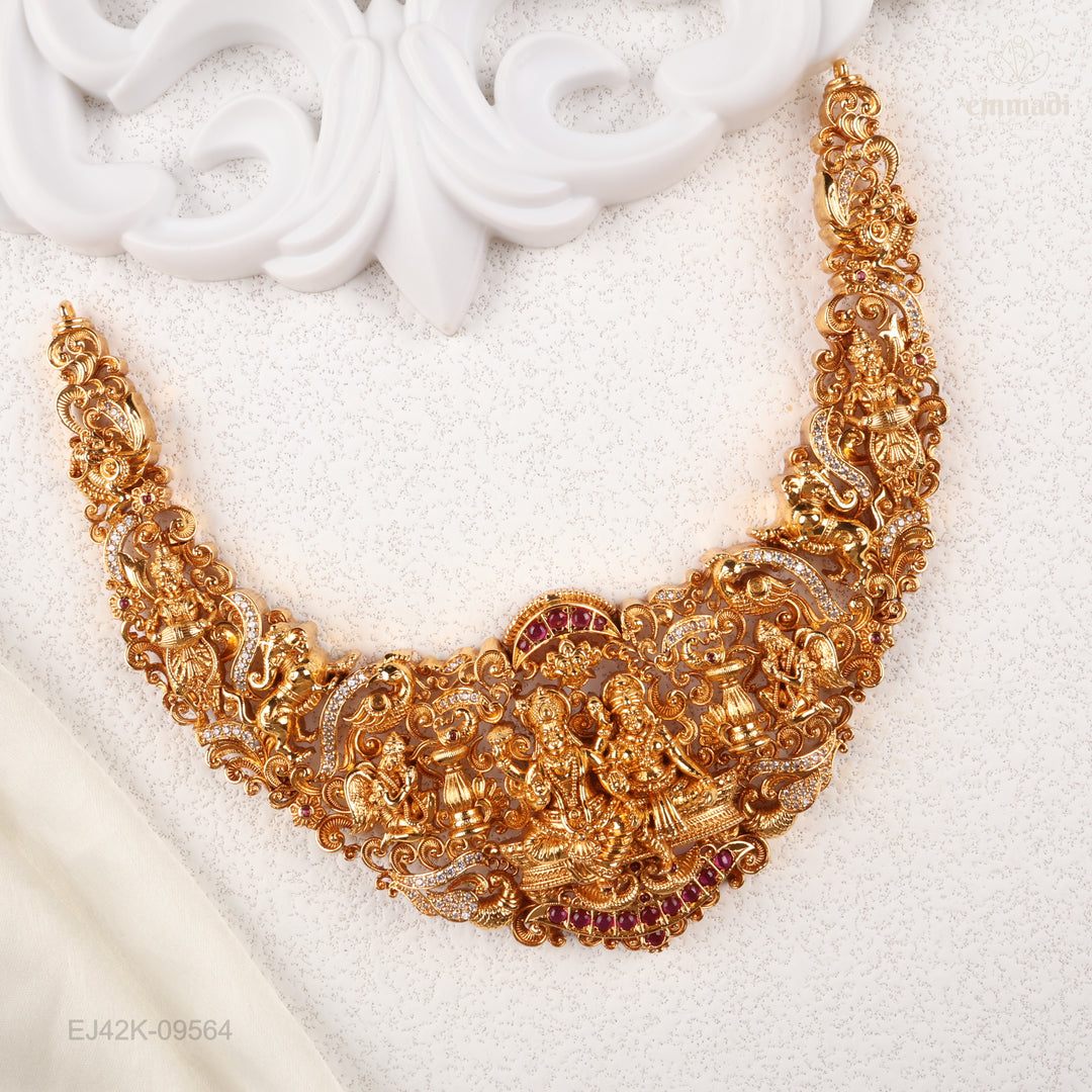 Short Necklace Premium Nakshi