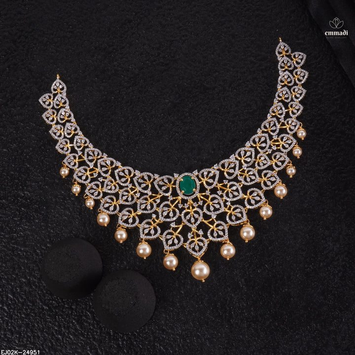 Short Necklace Premium Cz