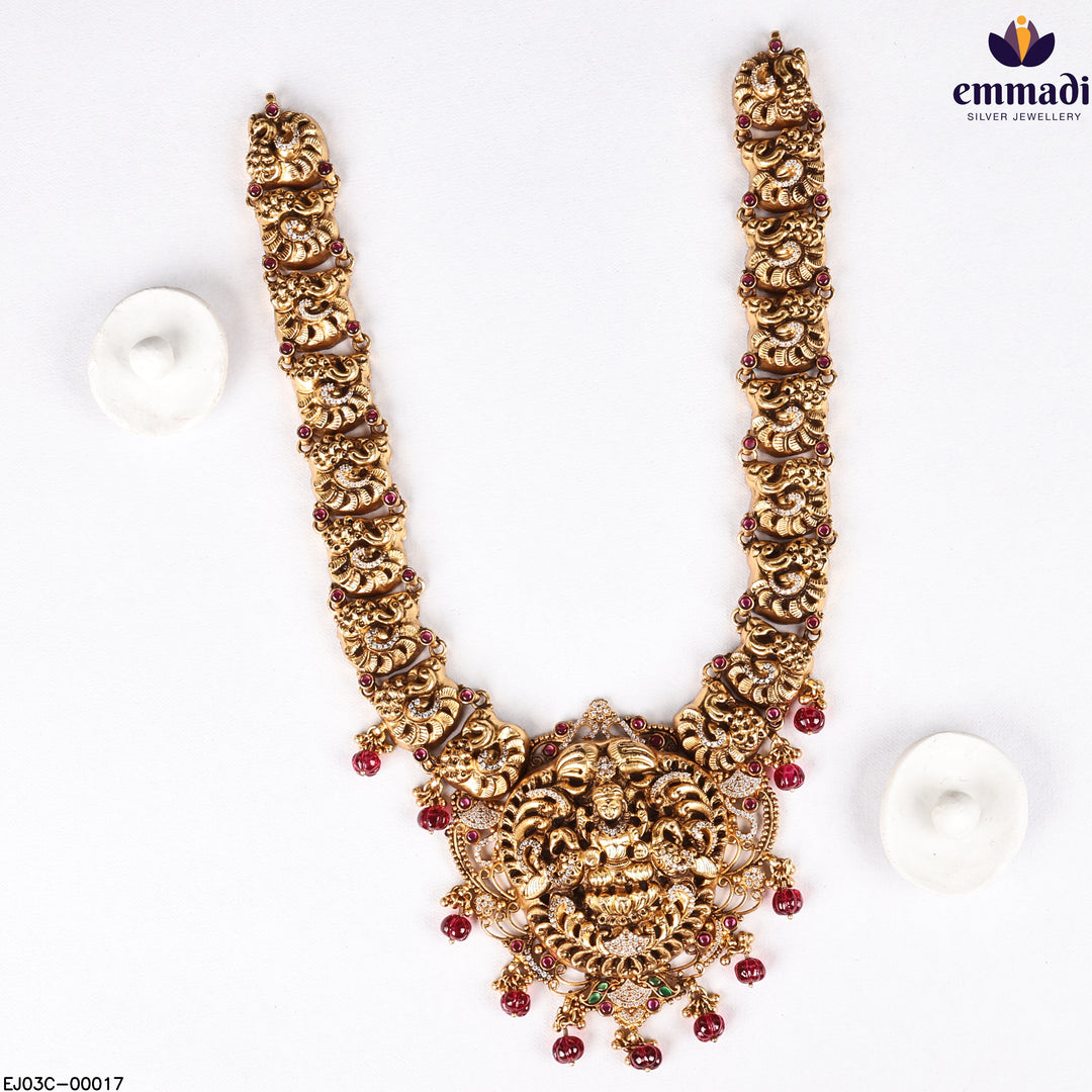 Long Necklace Kundan Nakshi