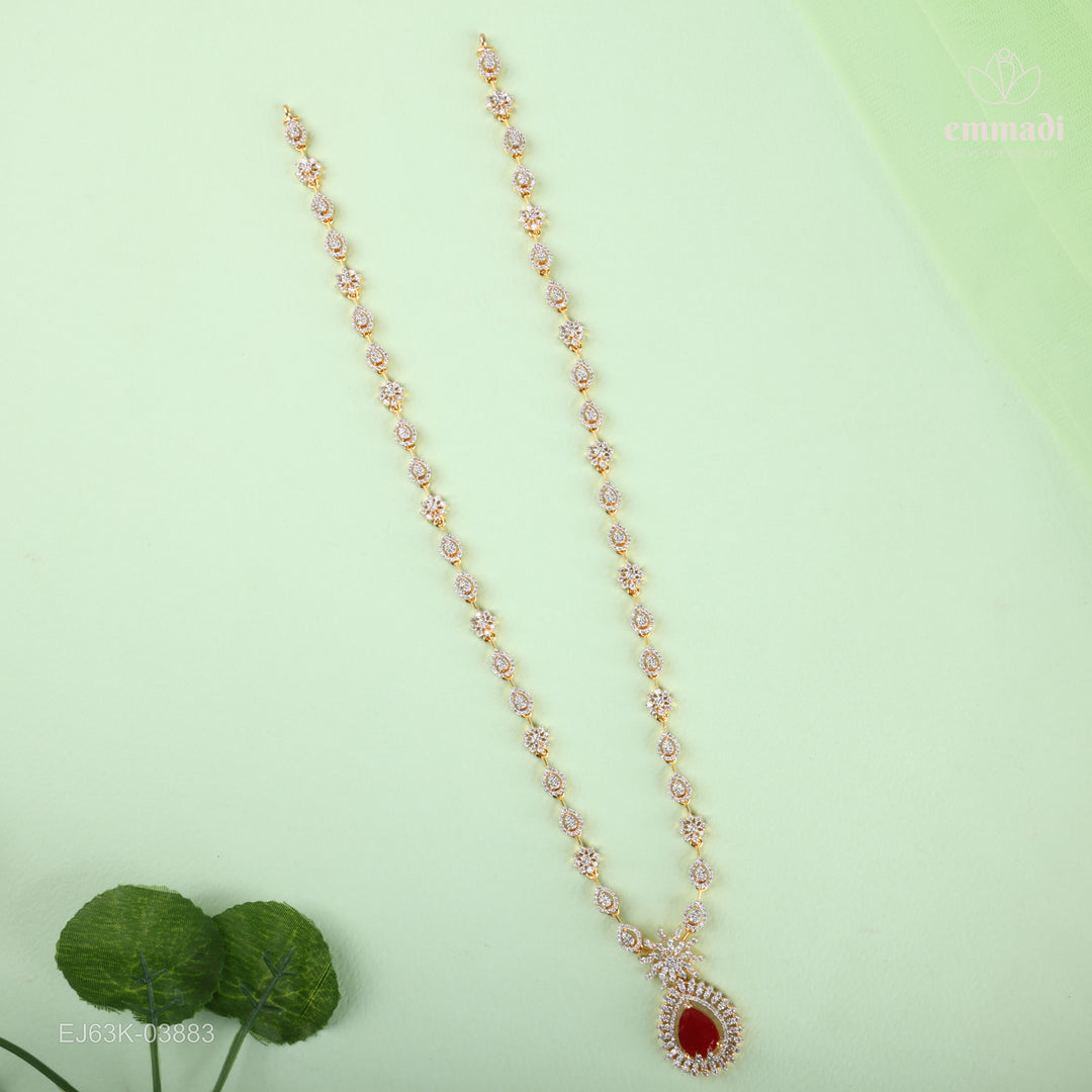 Long Necklace Premium Cz