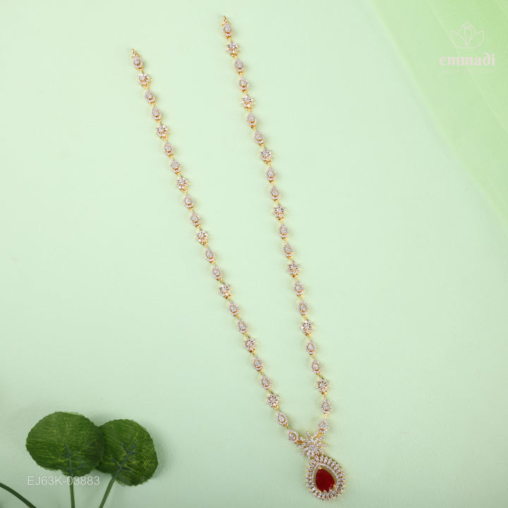 Long Necklace Premium Cz
