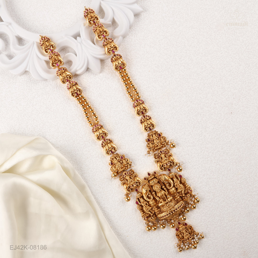 Long Necklace Premium Nakshi
