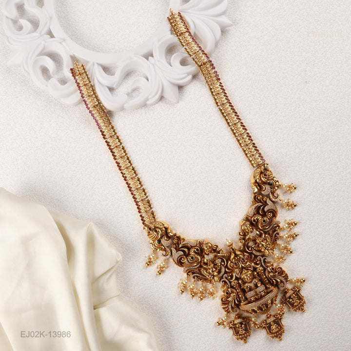 Long Necklace Premium Nakshi
