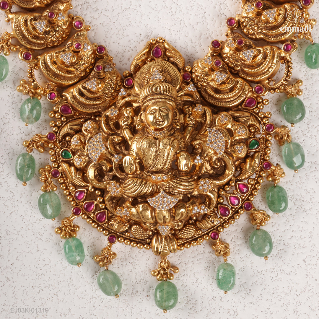 Long Necklace Kundan Nakshi