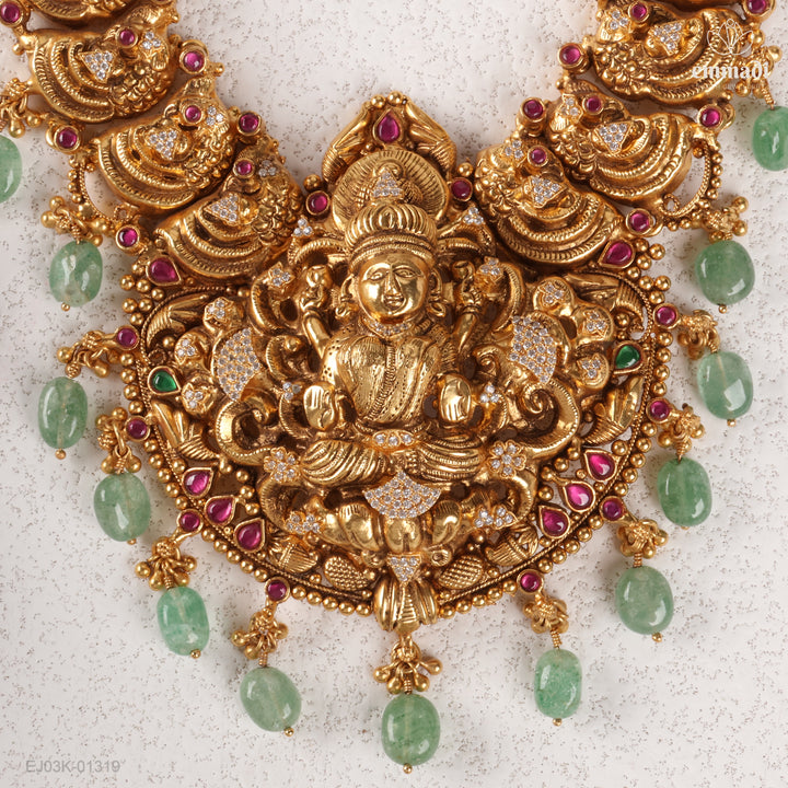 Long Necklace Kundan Nakshi