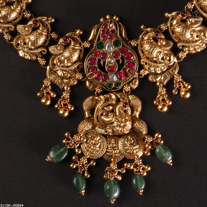 Short Necklace Kundan Nakshi