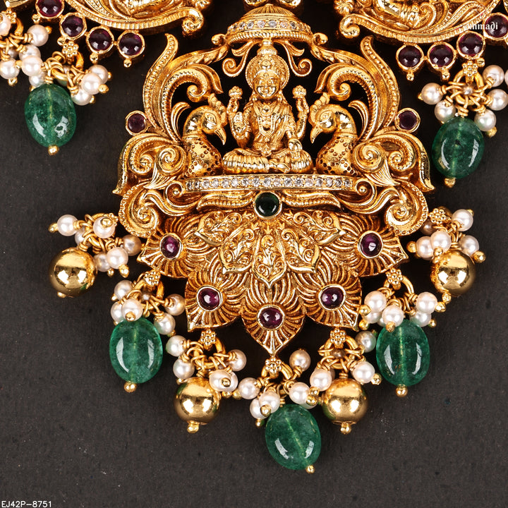 Short Necklace Premium Nakshi