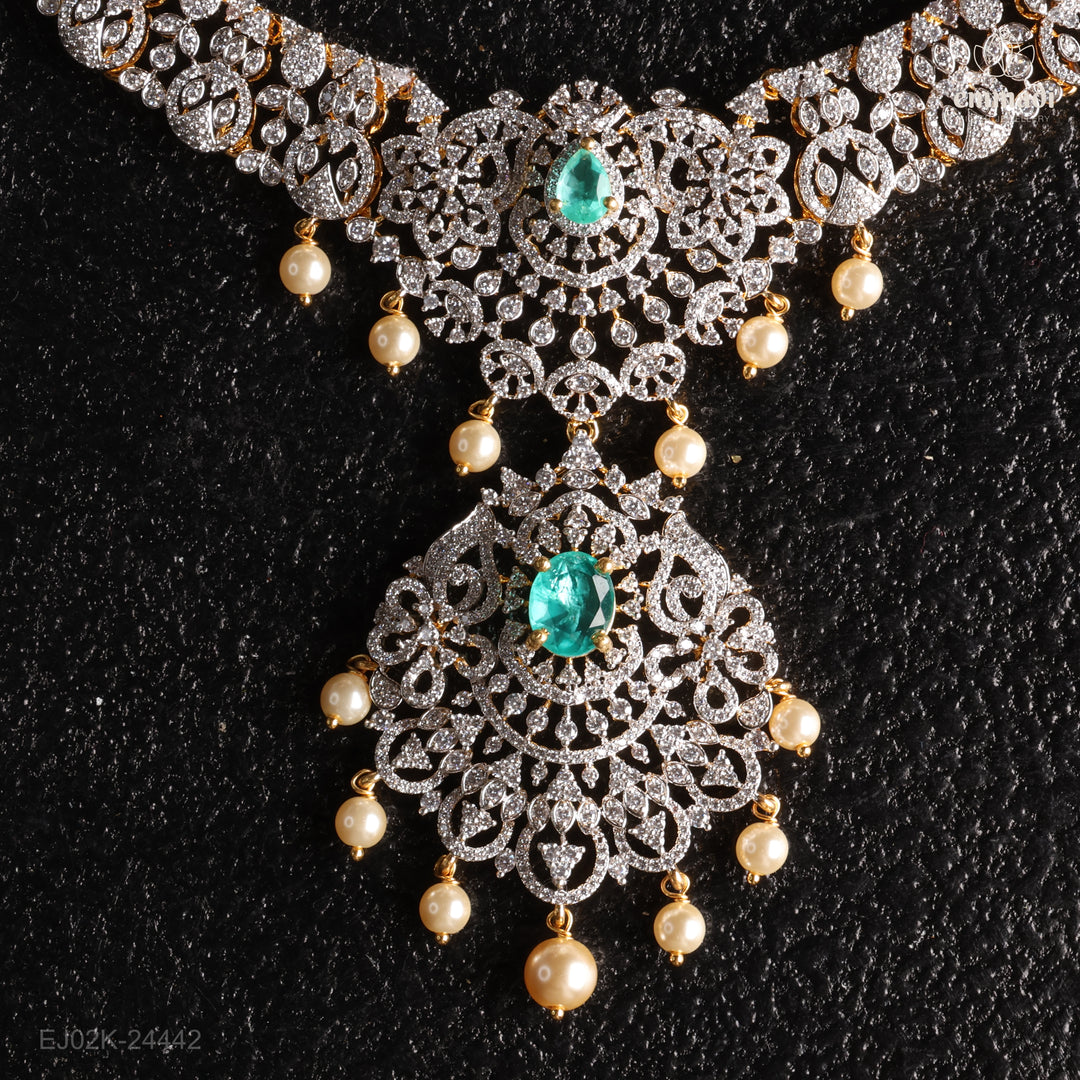 Short Necklace Premium Cz