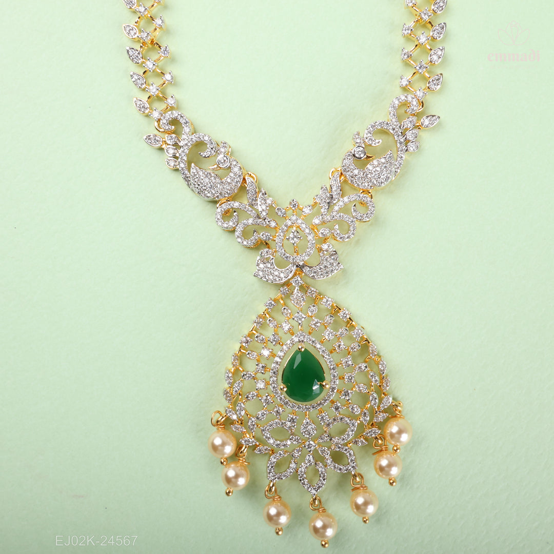Long Necklace Premium Cz
