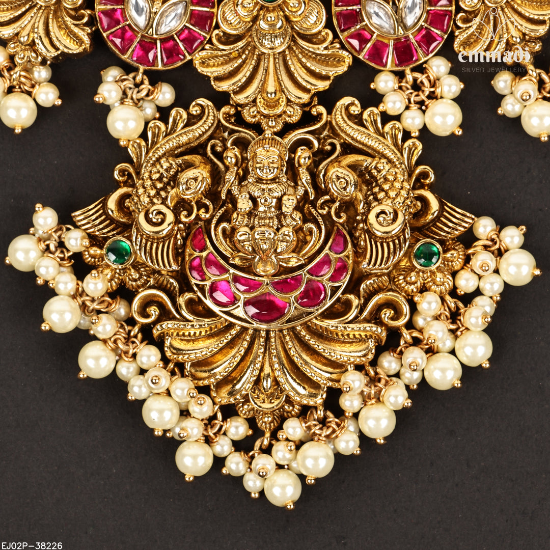 Short Necklace Kundan Nakshi