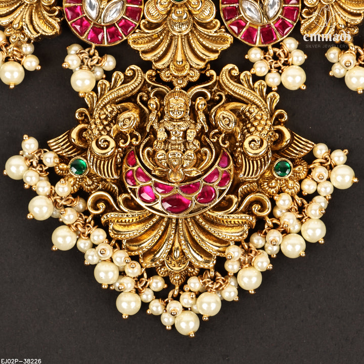 Short Necklace Kundan Nakshi