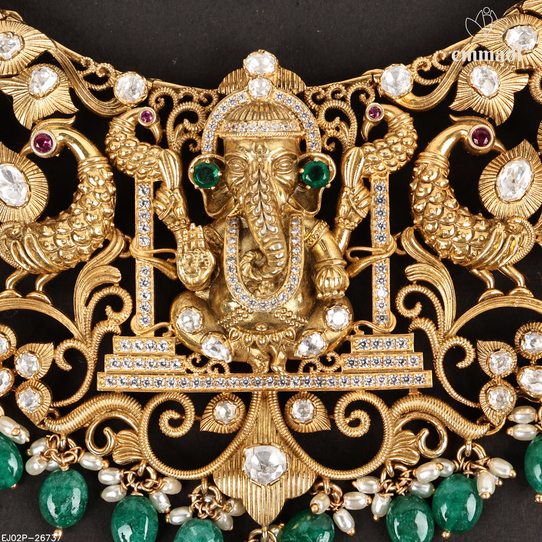 Short Necklace Premium Nakshi