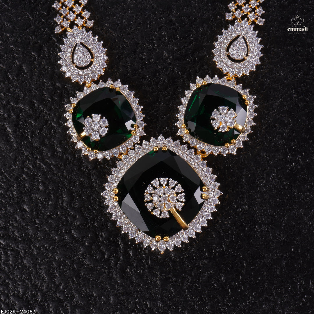 Short Necklace Premium Cz