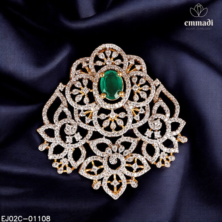 Pendant Brouch Premium 3D Cz