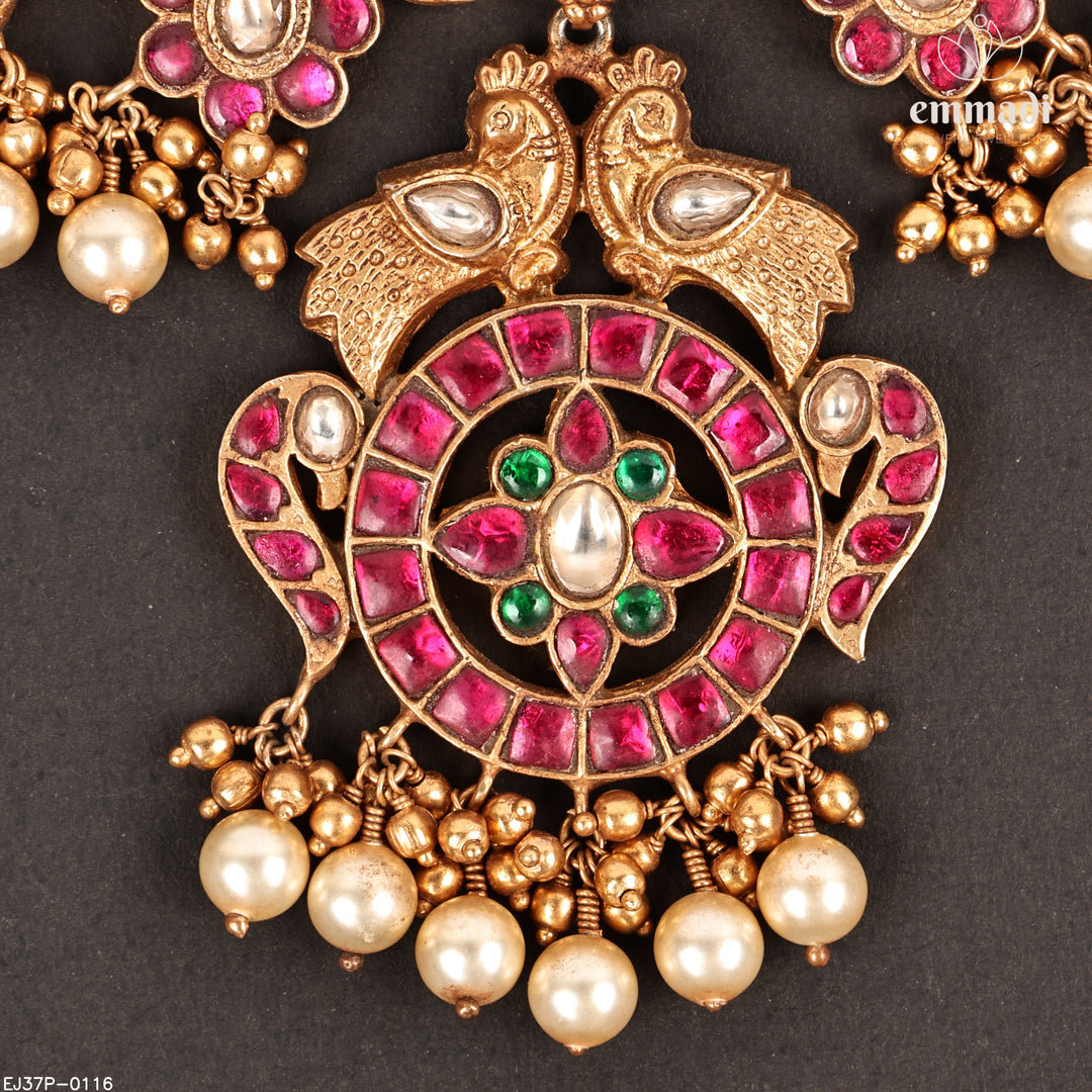 Short Necklace Kundan Nakshi