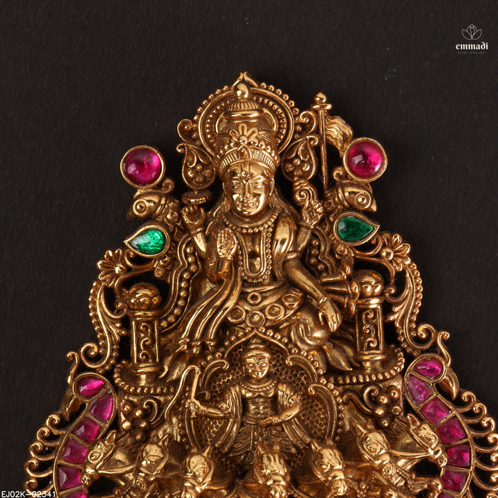 Pendant Premium Kundan Nakshi