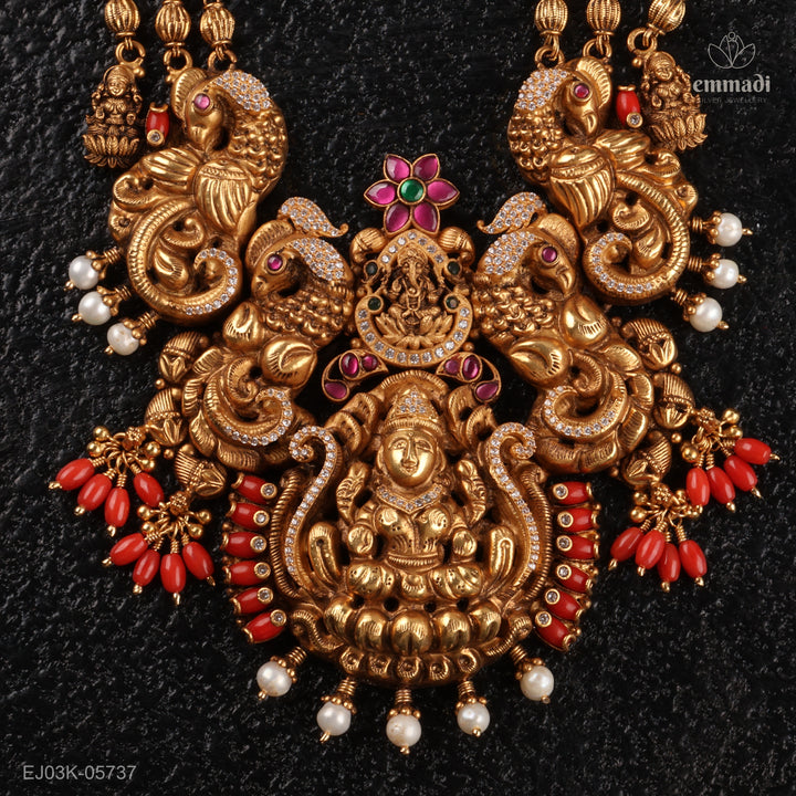 Long Necklace Kundan Nakshi