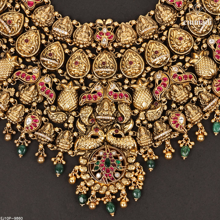 Short Necklace Kundan Nakshi