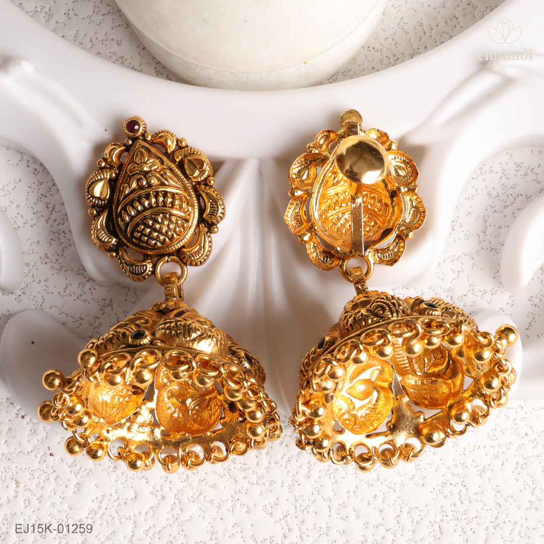 Jhumka Kundan Nakshi