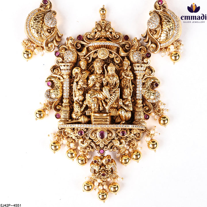 Long Necklace Premium Nakshi