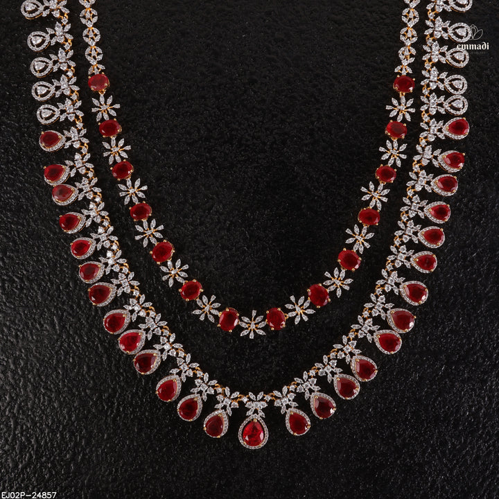 Long Necklace Premium Cz