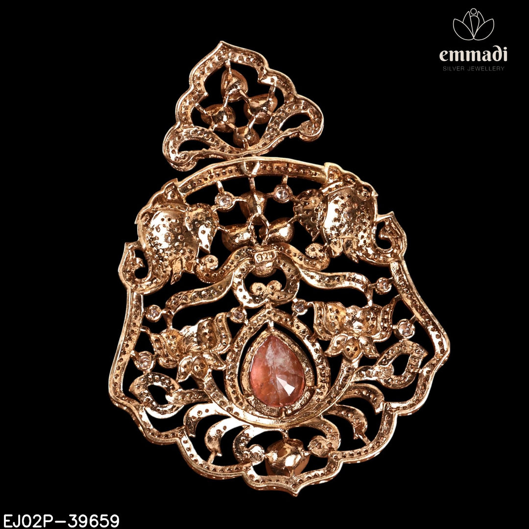 Pendant Brouch Moissanite