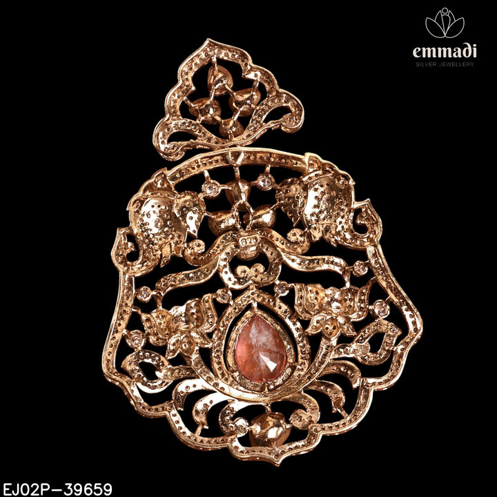 Pendant Brouch Moissanite