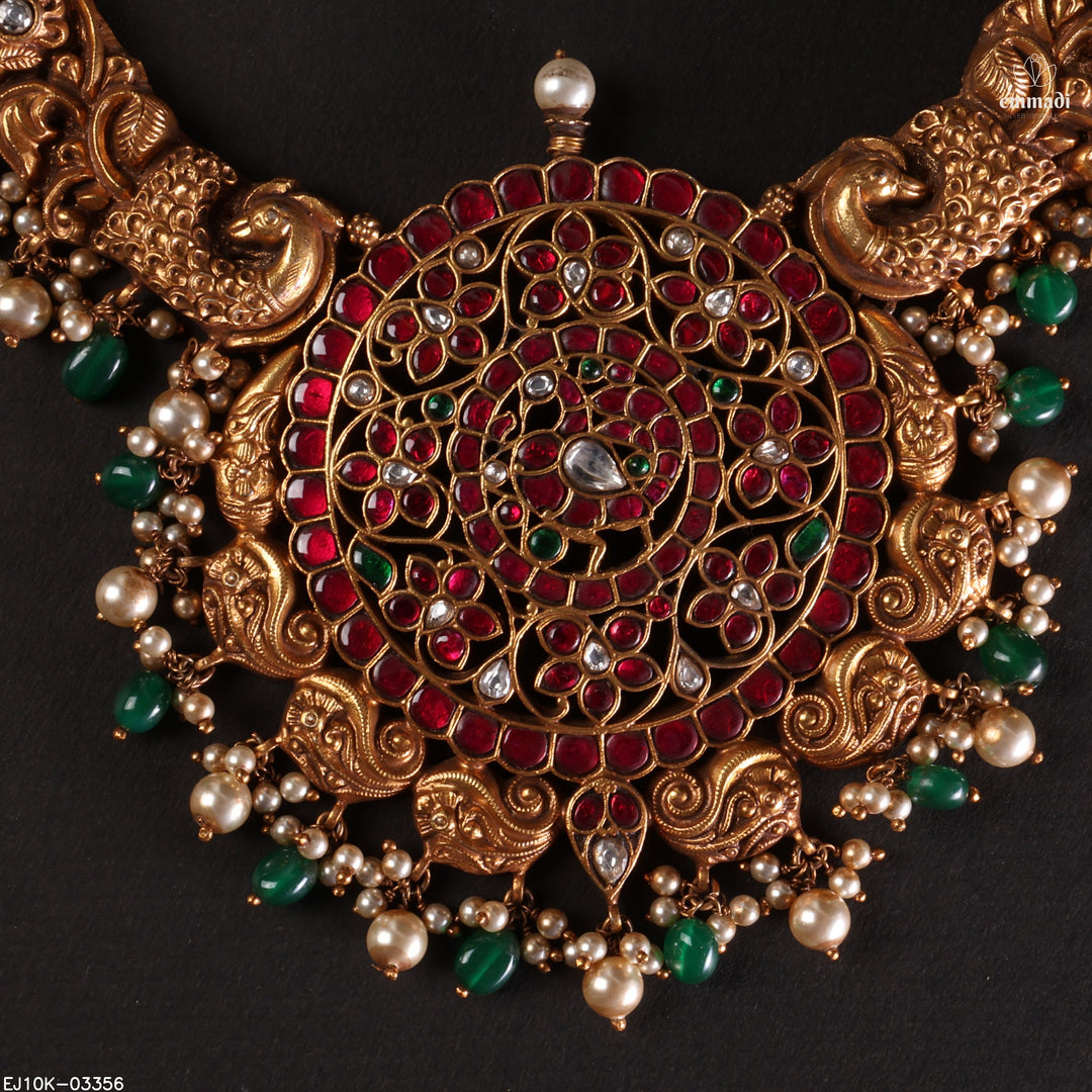 Short Necklace Kundan Nakshi